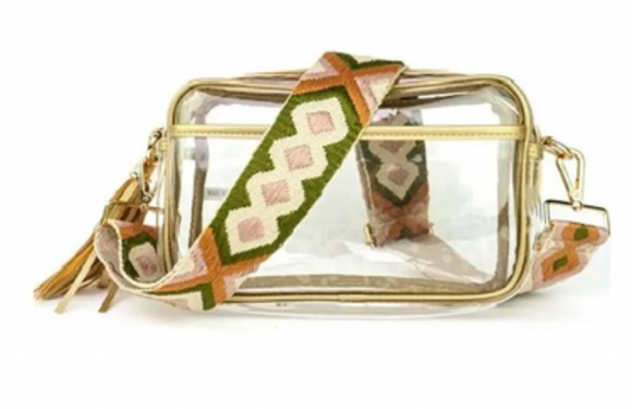 CLEAR COURTNEY STADIUM APPROVED CROSSBODY