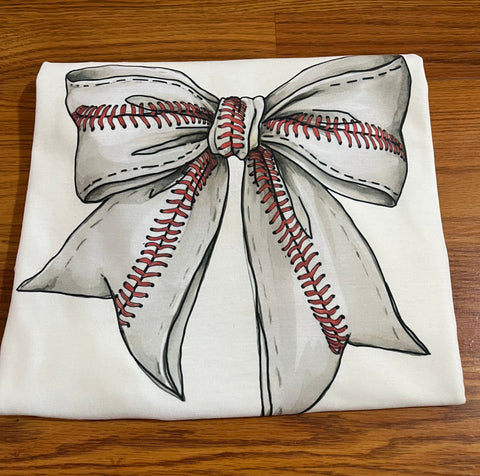 BASEBALL BOW TEE