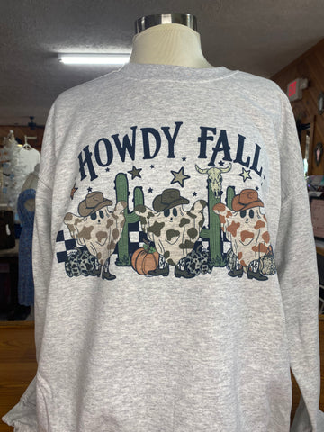 HOWDY FALL CREWNECK