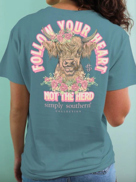 SS YOUTH FOLLOW YOUR HEART NOT THE HERD TSHIRT