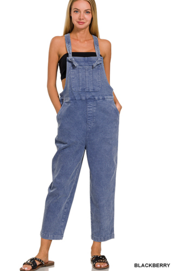 KNOT STRAP RELAXED FIT OVERALLS